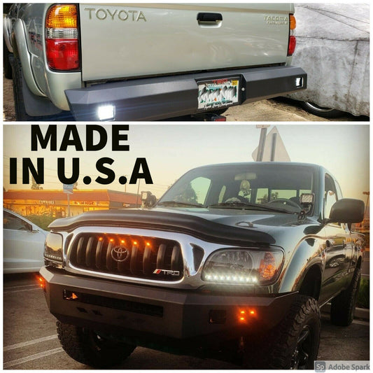 Toyota Tacoma Off-road Bumpers Set for First Gen 95-04 (Front and Rear)
