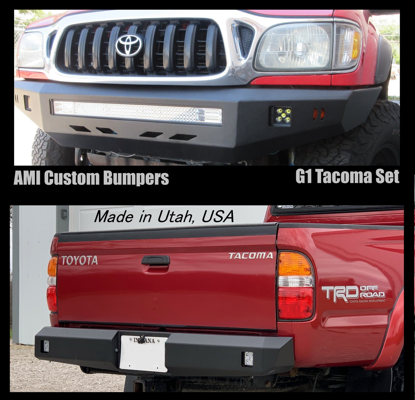 Gen 1 Tacoma (95-04) Custom Bumper Set