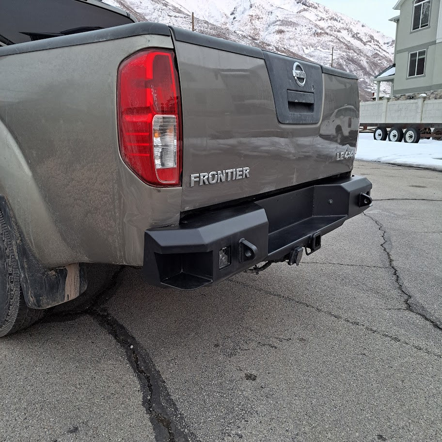 Nissan Frontier Off Road Steel Rear Bumper Deluxe Model For 2005 2021 nissan-frontier-off-road-steel-rear-bumper-deluxe-model-for-2005-2021