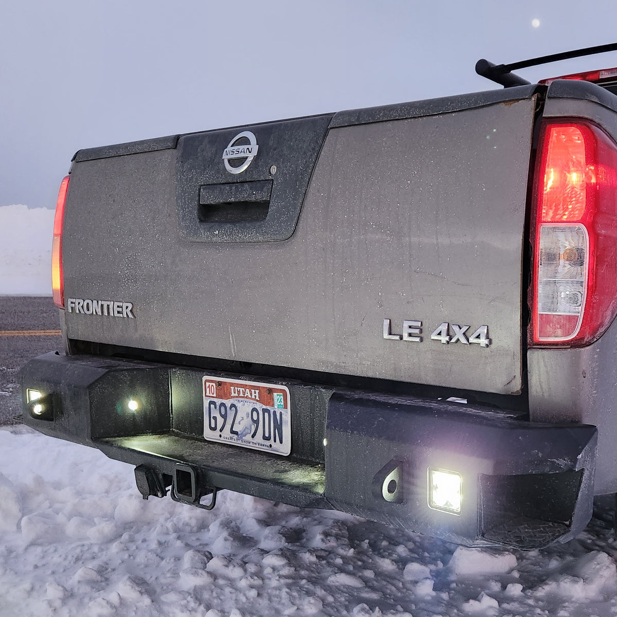 Nissan Hardbody Rear Bumper Nissan Frontier Off-Road Steel Rear Bumper: Deluxe Model for 2005-2021