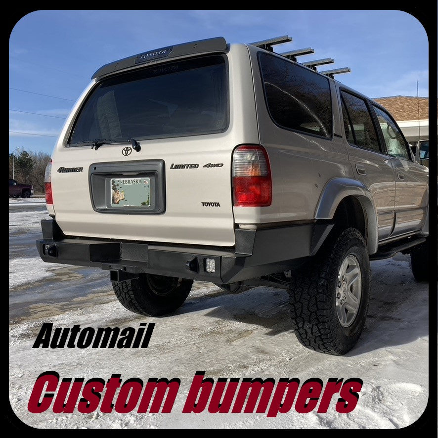 Toyota 4Runner Limited Trim Off-road Steel Rear Bumper for Third Gen 9 ...