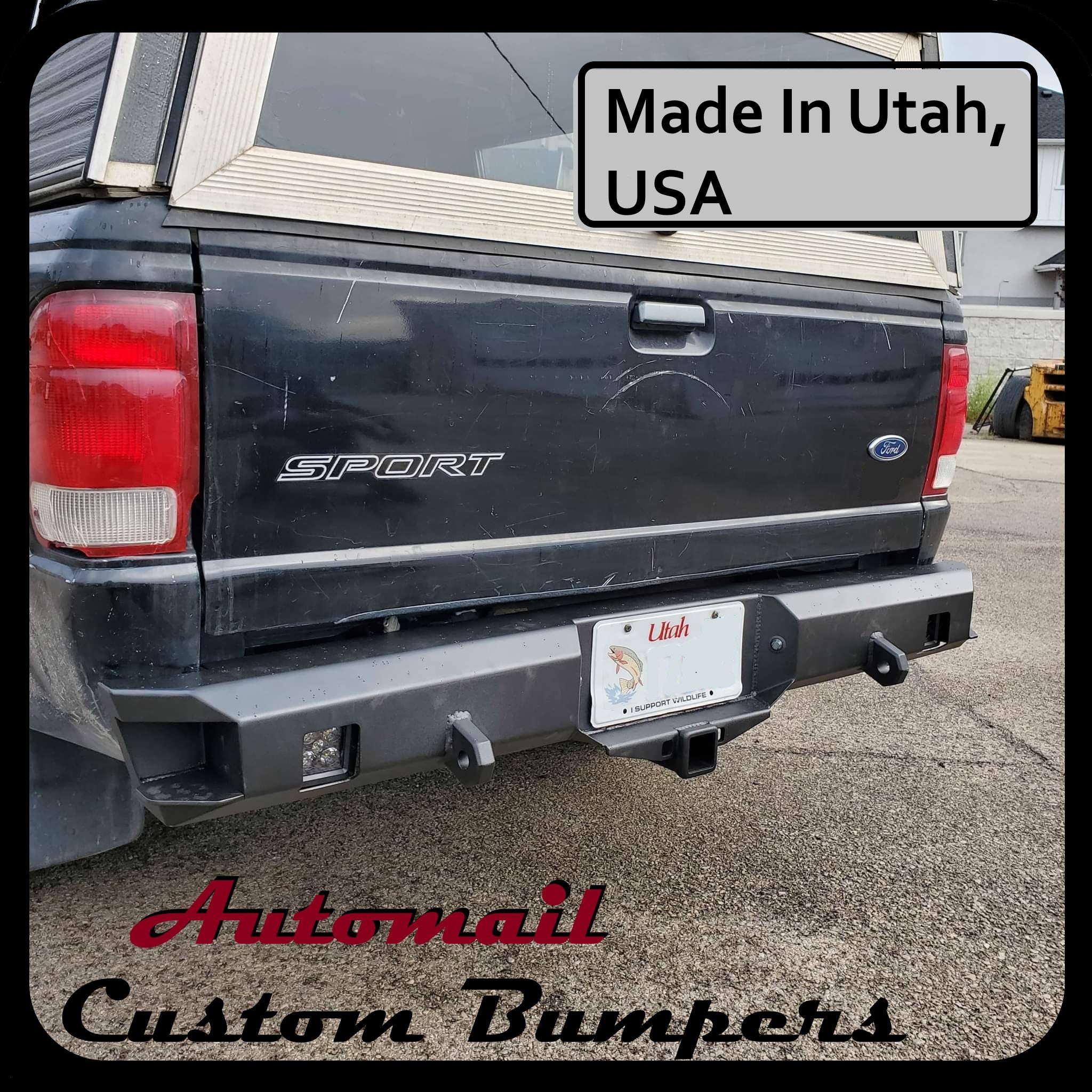 Ford Ranger Off-Road Rear Bumper for 98-2011 – AMI CUSTOM BUMPERS